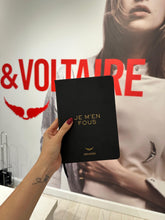 Cargar imagen en el visor de la galería, Libreta Zadig &amp; Voltaire Je M’en Fous - Noir