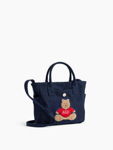 Cargar imagen en el visor de la galería, Crossbody Gap Mini Brannan Bear Canvas Favorite Tote - Tapestry Navy Blue