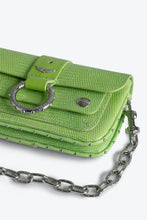 Cargar imagen en el visor de la galería, Crossbody Zadig &amp; Voltaire Kate Wallet Embossed - Tonic Green