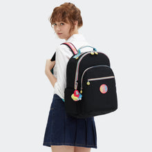 Cargar imagen en el visor de la galería, Mochila Kipling Seoul L - Galaxy Black