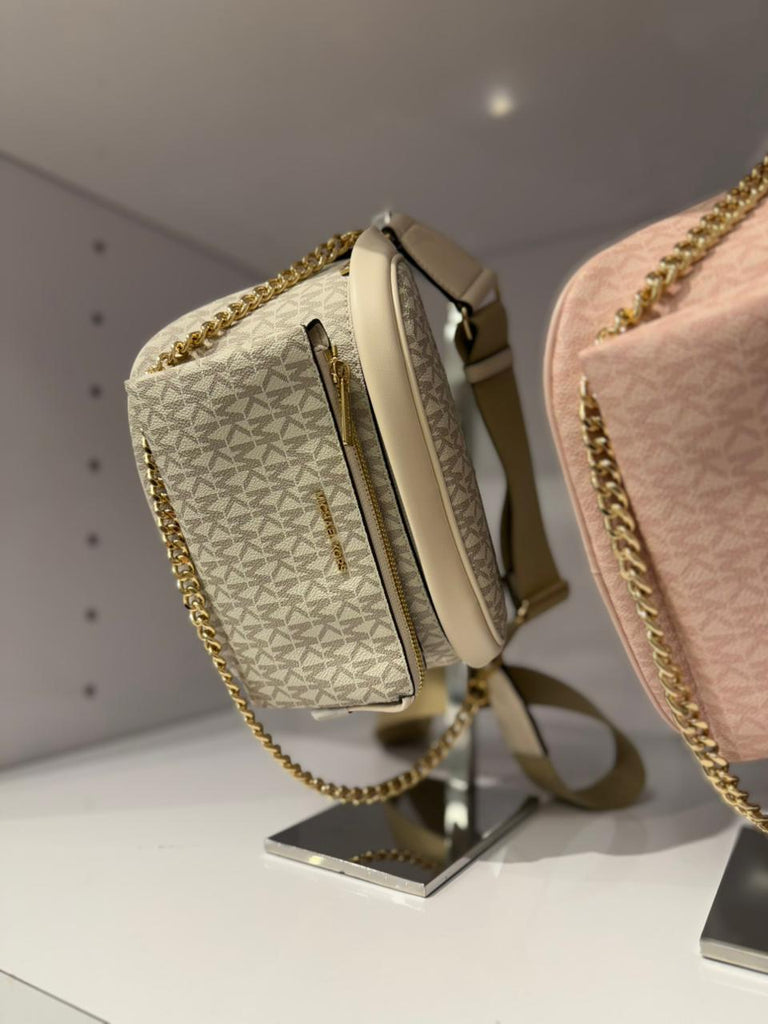 Riñonera Michael Kors Slater - Light Cream Multi