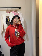 Cargar imagen en el visor de la galería, Polerón Polo Ralph Lauren Bear - Red