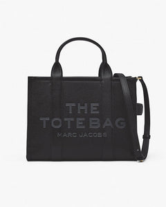 The Tote Bag Leather Medium Marc Jacobs - Black
