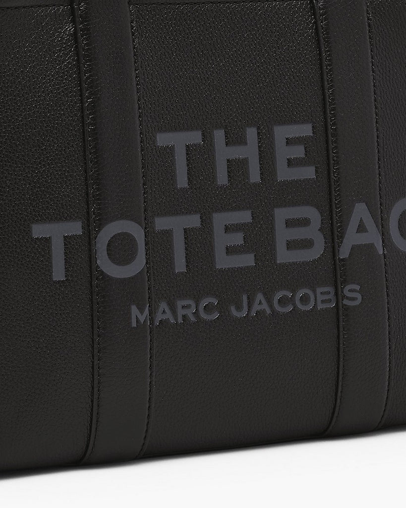The Tote Bag Leather Medium Marc Jacobs - Black