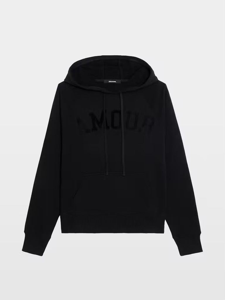 Poleron Zadig & Voltaire Clipper Amour Flock - Black