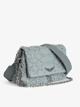 Cargar imagen en el visor de la galería, Crossbody Zadig &amp; Voltaire Rocky XL Denim - Breeze