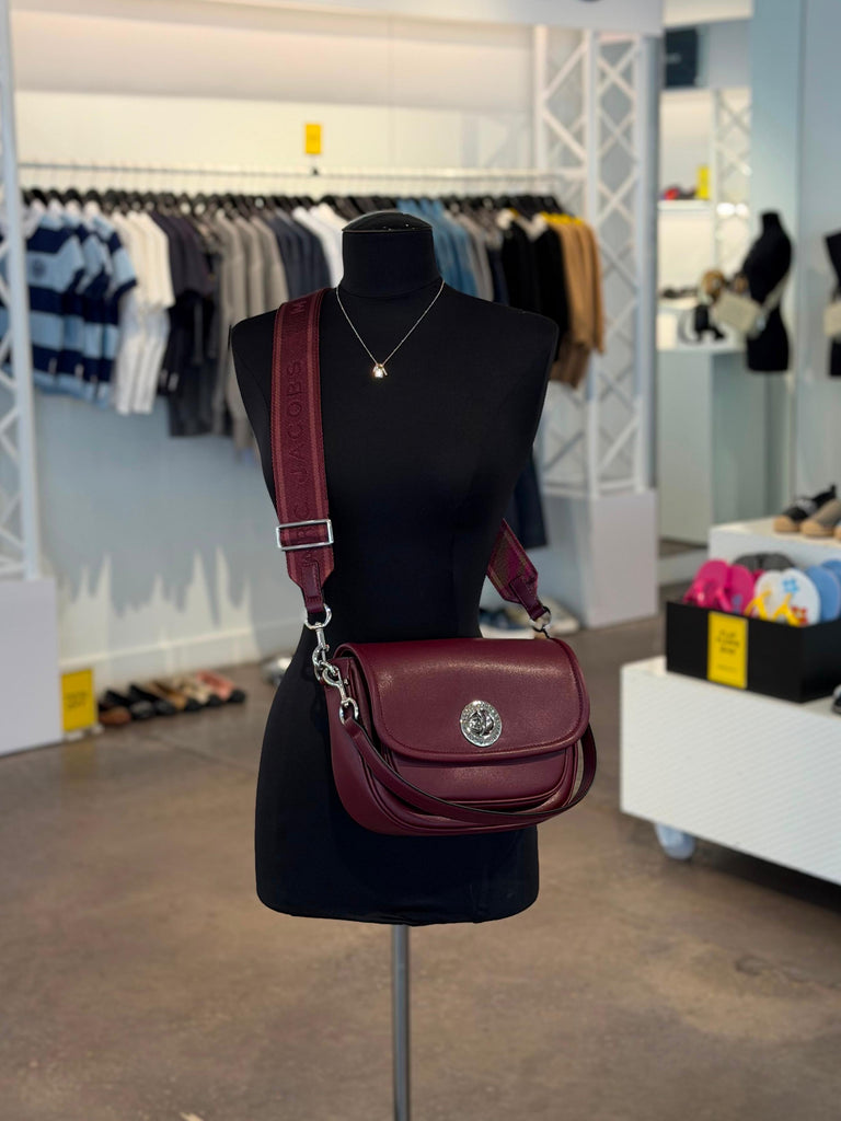 Crossbody Marc Jacobs Saddle Bag - Dark Plump