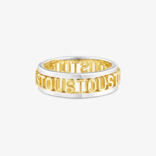Cargar imagen en el visor de la galería, Anillo Tous de Plata y Plata Vermeil Logo