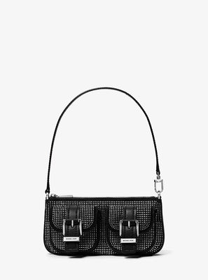 Cartera de hombro Michael Kors Zoe - Black Silver