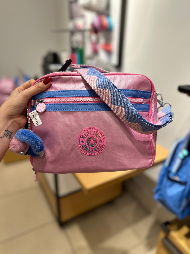 Lonchera Ermy Kipling - Wavepop Metallic Lilac