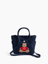 Cargar imagen en el visor de la galería, Crossbody Gap Mini Brannan Bear Canvas Favorite Tote - Tapestry Navy Blue