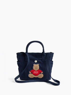 Crossbody Gap Mini Brannan Bear Canvas Favorite Tote - Tapestry Navy Blue