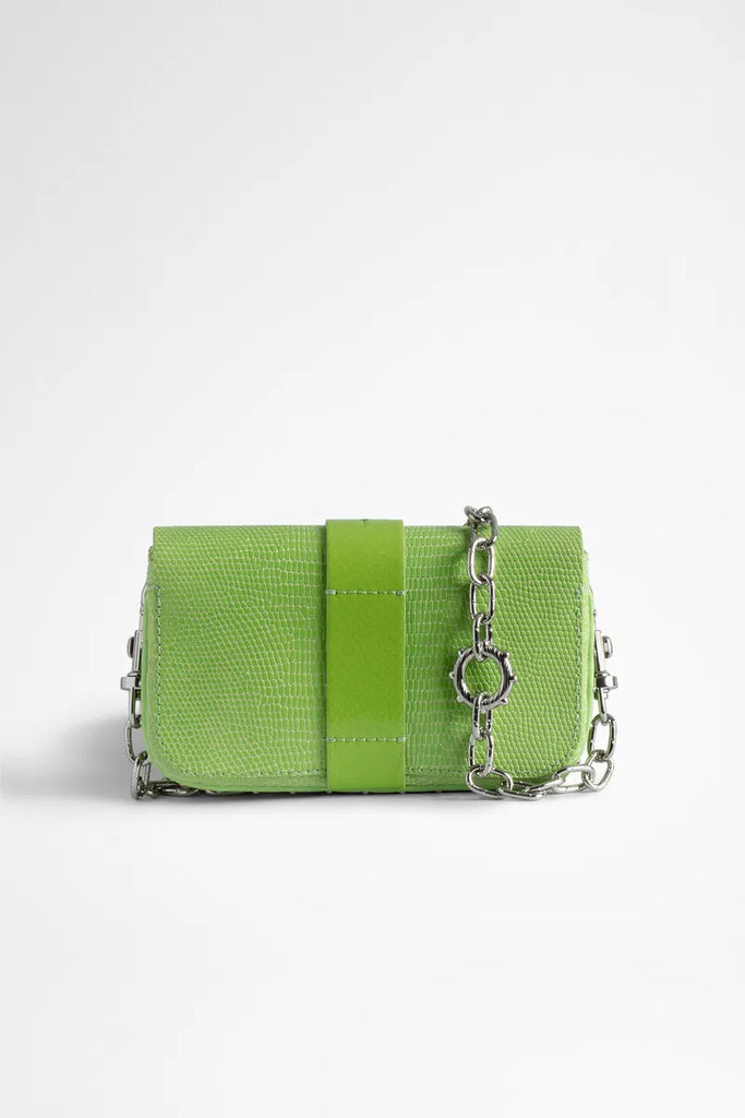 Crossbody Zadig & Voltaire Kate Wallet Embossed - Tonic Green