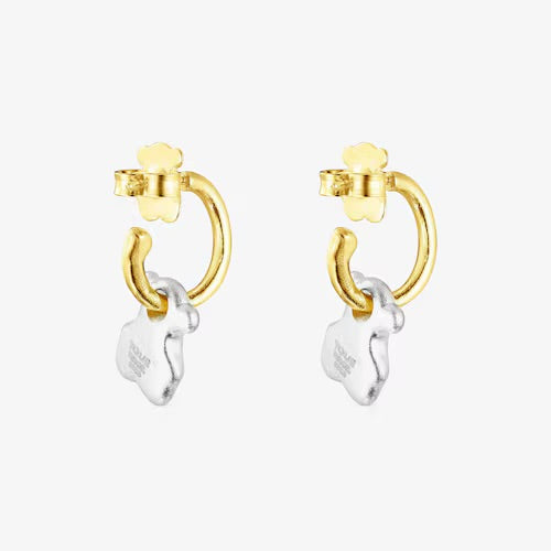 Pendientes Tous Oso Bicolor Luah