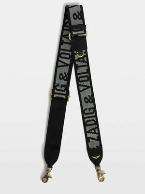 Strap Zadig & Voltaire Glitter - Noir / Silver