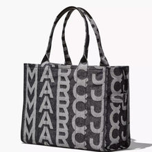 Cargar imagen en el visor de la galería, Tote Marc Jacobs Monogram Large - Denim Blue
