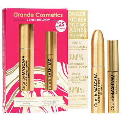 Grande Cosmetics 2-Step Lash System Mini Grande Lash-MD & Grande Mascara