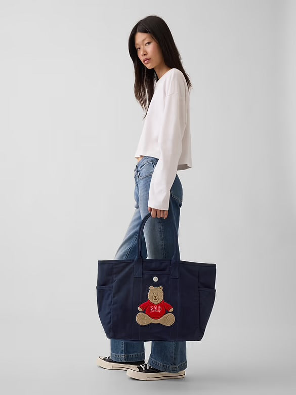 Tote Gap Brannan Bear Canvas Favorite Tote - Tapestry Navy Blue