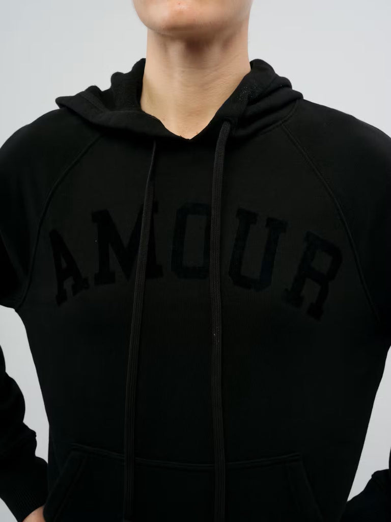 Poleron Zadig & Voltaire Clipper Amour Flock - Black