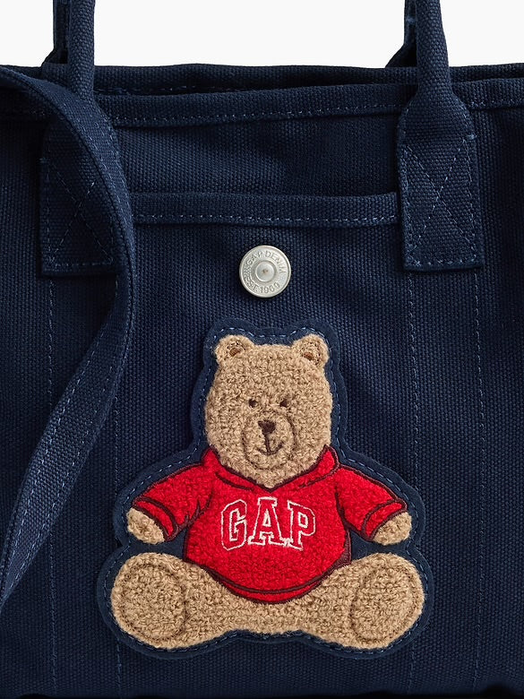 Crossbody Gap Mini Brannan Bear Canvas Favorite Tote - Tapestry Navy Blue