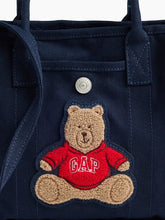 Cargar imagen en el visor de la galería, Crossbody Gap Mini Brannan Bear Canvas Favorite Tote - Tapestry Navy Blue