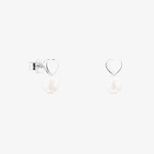 Cargar imagen en el visor de la galería, Pendientes Tous Corazón de Plata y Perla Puppies