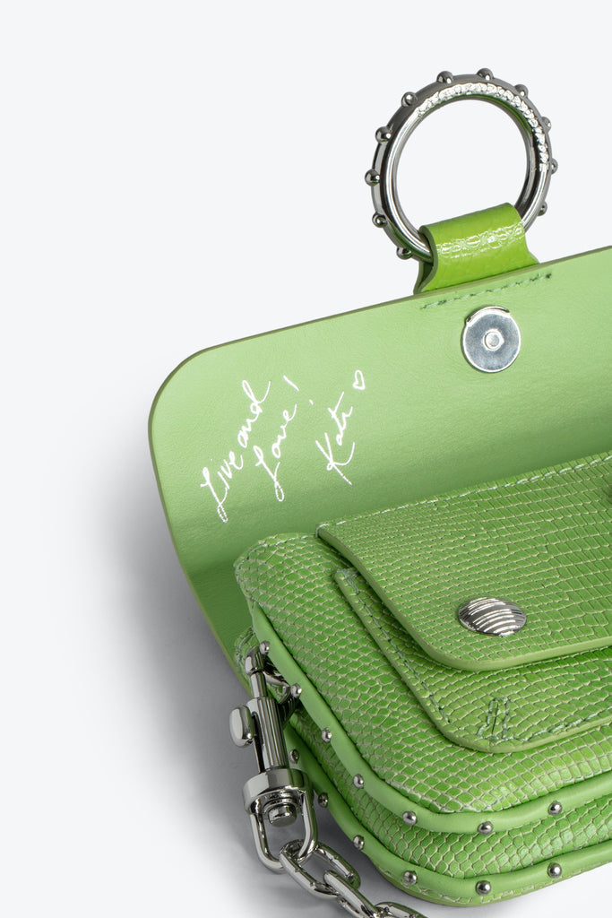 Crossbody Zadig & Voltaire Kate Wallet Embossed - Tonic Green