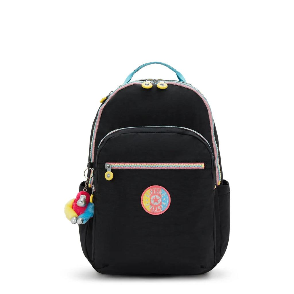 Mochila Kipling Seoul L - Galaxy Black