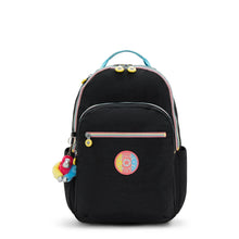 Cargar imagen en el visor de la galería, Mochila Kipling Seoul L - Galaxy Black
