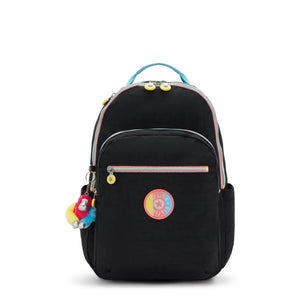 Mochila Kipling Seoul L - Galaxy Black