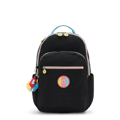 Mochila Kipling Seoul L - Galaxy Black
