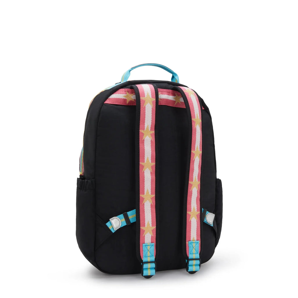Mochila Kipling Seoul L - Galaxy Black