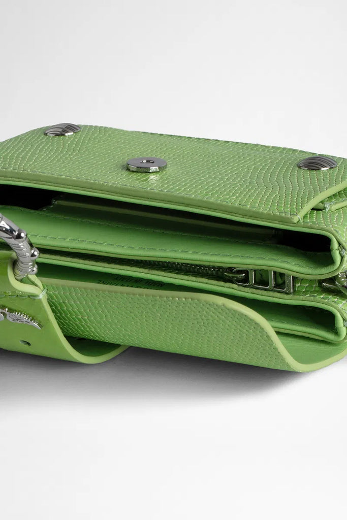 Crossbody Zadig & Voltaire Kate Wallet Embossed - Tonic Green
