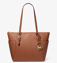 Cargar imagen en el visor de la galería, Tote Michael Kors Charlotte - Luggage Brun Valise