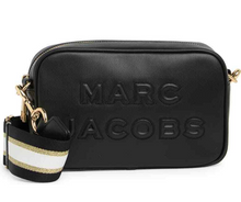 Cargar imagen en el visor de la galería, Crossbody Marc Jacobs Flash - Black Strap Gold and White