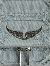Cargar imagen en el visor de la galería, Crossbody Zadig &amp; Voltaire Rock Bag Denim - Breeze