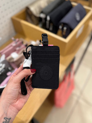 Tarjetero Kipling Leroy - Black Tonal