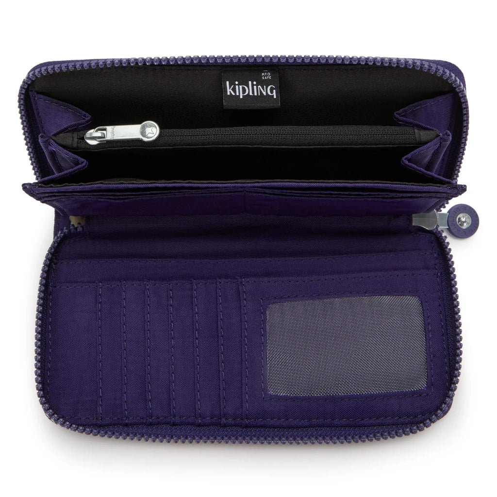 Billetera Kipling Money World - Moonlit Blue