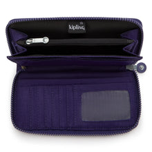 Cargar imagen en el visor de la galería, Billetera Kipling Money World - Moonlit Blue