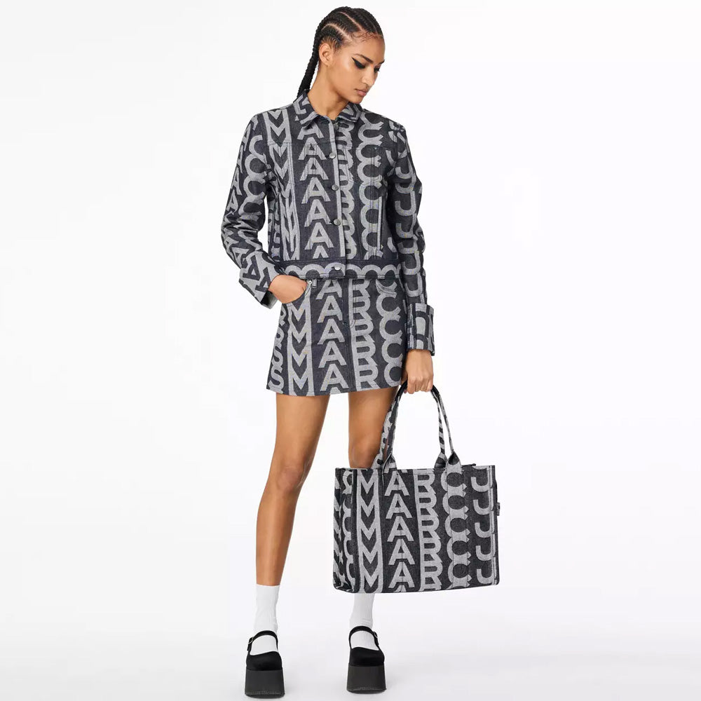 Tote Marc Jacobs Monogram Large - Denim Blue