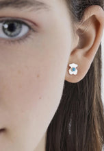 Cargar imagen en el visor de la galería, Pendientes Tous de Plata con Cerámica Super Power