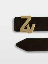 Cargar imagen en el visor de la galería, Cinturón Zadig &amp; Voltaire Women’s ZV Initial - Wood