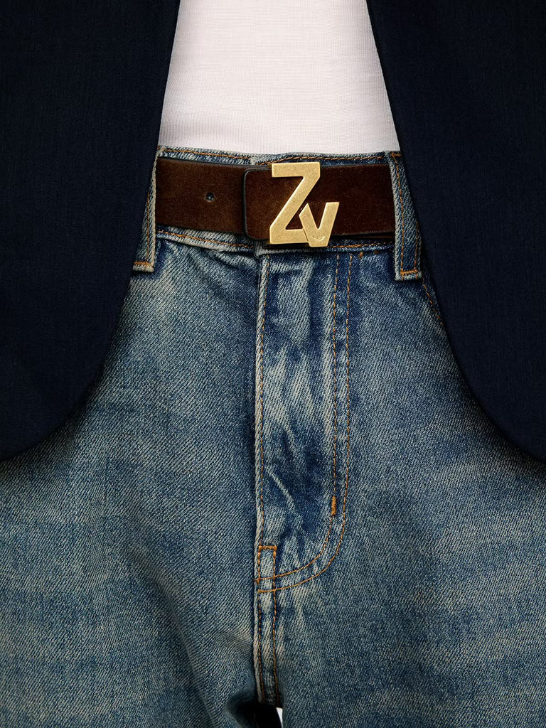 Cinturón Zadig & Voltaire Women’s ZV Initial - Wood