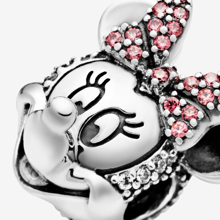 Clip Pandora Moments - Minnie Mouse Disney Pavé Rosa