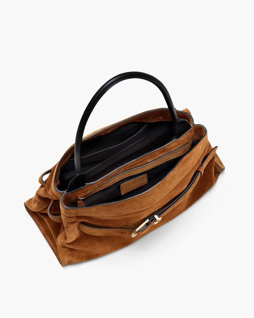 Cartera de Hombro Marc Jacobs The Dakota Satchel Suede - Copper