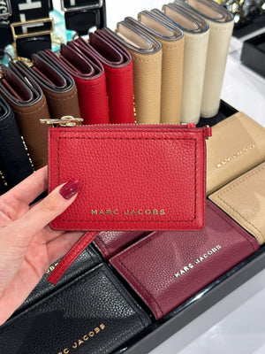 Tarjetero Marc Jacobs Top Zip Wristlet - Savvy Red