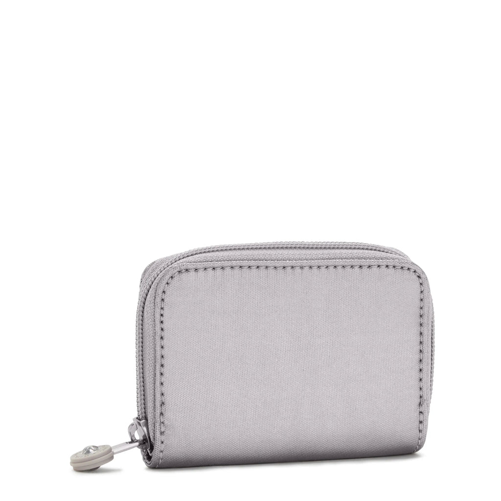 Billetera Kipling Tops - Smooth Silver Metallic