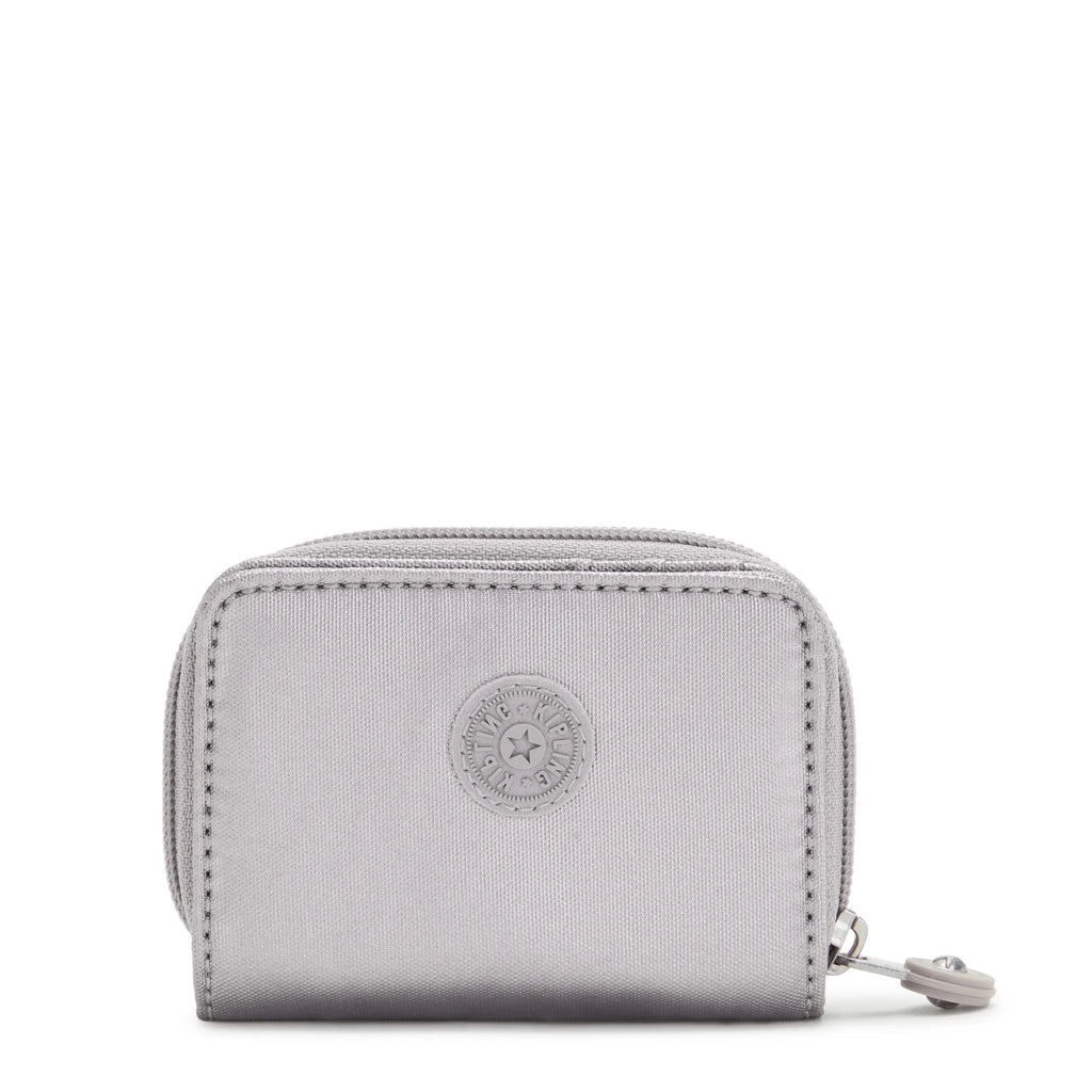 Billetera Kipling Tops - Smooth Silver Metallic