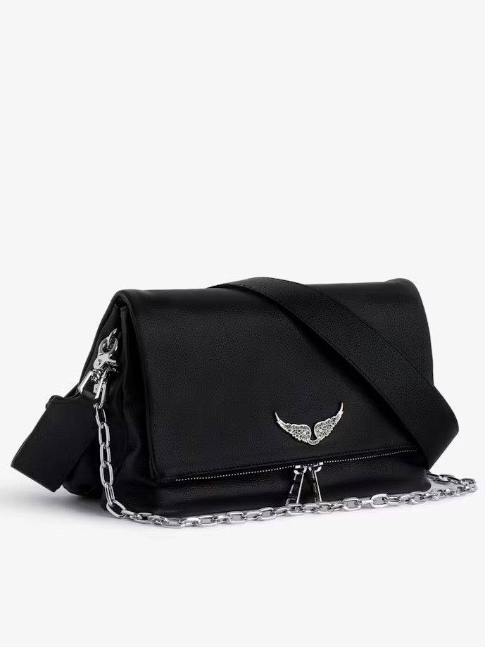 Crossbody Zadig & Voltaire Rocky XL Silver - Noir