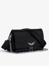 Cargar imagen en el visor de la galería, Crossbody Zadig &amp; Voltaire Rocky XL Silver - Noir